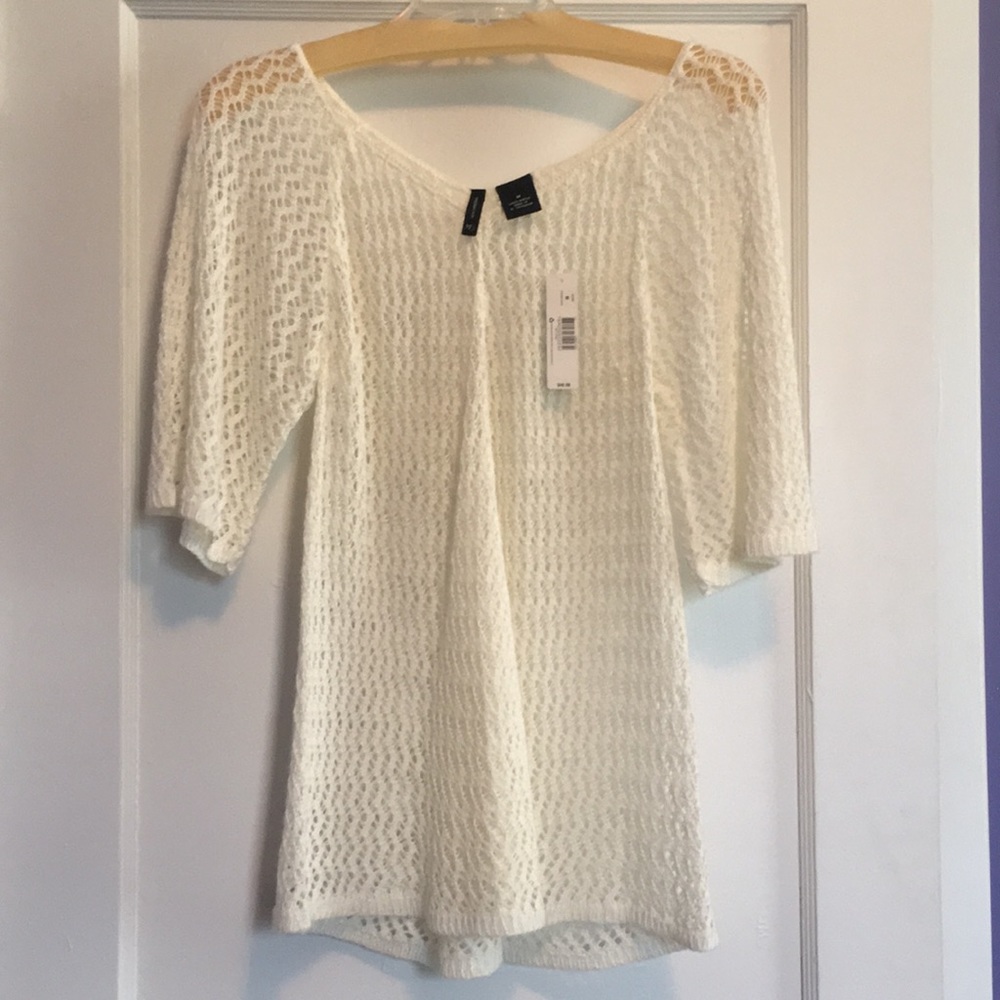 3/$10 New directions crotchet sweater